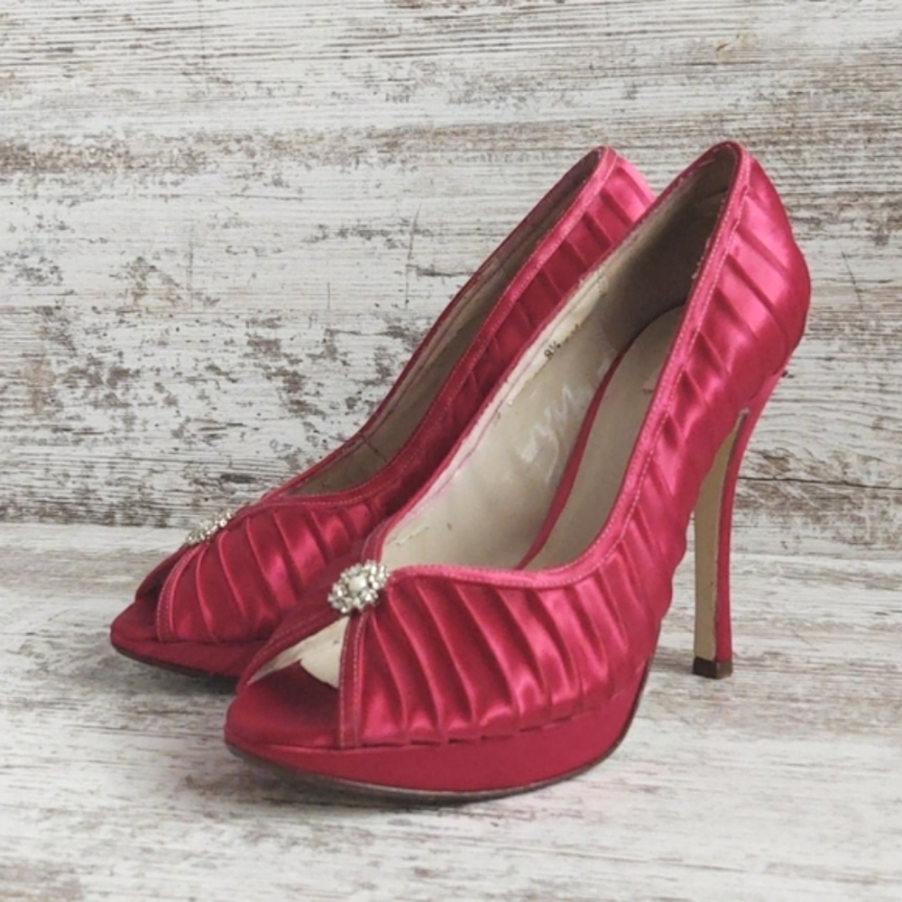 Pink Paradox London Rhinestone Pumps - Picture 3 of 16